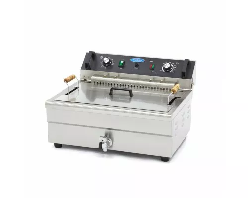 Deep Fryer - 20L - 1 Basket - with Drain Tap, Maxima, 09365020, Deep fryers Buy Deep Fryer - 20L - 1 Basket - with Drain Tap, Maxima, 09365020