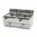 Deep Fryer - 2 x 16L - 2 Baskets - with Drain Tap