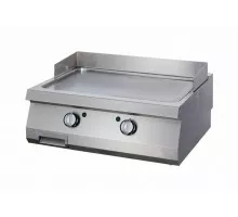 Heavy Duty Griddle - Smooth Chrome - Double Unit - 70cm Deep - Gas