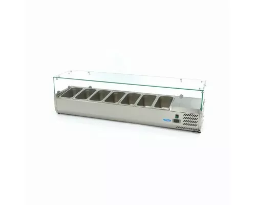 Countertop Prep Fridge - 160cm - Fits 7 x 1/3 GN, Maxima, 09400329, Ingredients Showcase Buy Countertop Prep Fridge - 160cm - Fits 7 x 1/3 GN, Maxima, 09400329