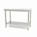 Stainless Steel Table - 120 x 70cm - Adjustable Height