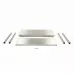 Stainless Steel Table - 100 x 60cm - Adjustable Height - with Storage Shelf