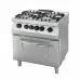 Heavy Duty Stove - 4 Burners - Double Unit - 70cm Deep - 33kW - Gas incl Electric Oven