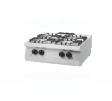Heavy Duty Cooker - 4 Burners - Double Unit - 70cm Deep - 30kW - Gas