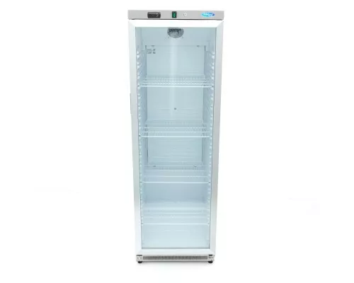 Fridge - 400L - Stainless Steel - with Glass Door Fridge - 400L - Stainless Steel - with Glass Door