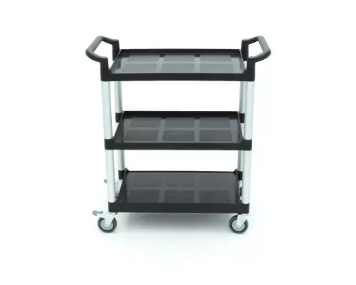 Serving Trolley – 3 Plastic Shelves – 86,5 x 42,5cm Serving Trolley – 3 Plastic Shelves – 86,5 x 42,5cm