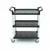 Serving Trolley – 3 Plastic Shelves – 86,5 x 42,5cm