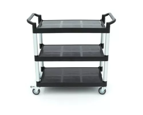Тележка для сервировки - 3 пластиковые полки - 103 x 50,5 см, Maxima, 09507002, Тележка для подносов Купить Тележка для сервировки - 3 пластиковые полки - 103 x 50,5 см, Maxima, 09507002