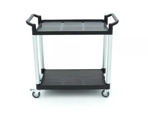 Тележка для сервировки - 2 пластиковые полки - 103 x 50,5 см, Maxima, 09507004, Тележка для подносов Купить Тележка для сервировки - 2 пластиковые полки - 103 x 50,5 см, Maxima, 09507004