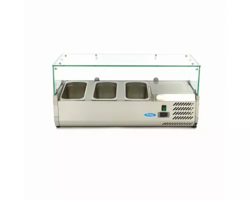 Countertop Prep Fridge - 95cm - Fits 3 x 1/3 GN, Maxima, 09400317, Ingredients Showcase Buy Countertop Prep Fridge - 95cm - Fits 3 x 1/3 GN, Maxima, 09400317