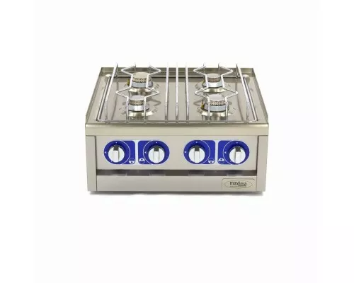 Commercial Grade Cooker - 2 Burners - Double Unit - 60cm Deep - Gas Commercial Grade Cooker - 4 Burners - Double Unit - 60cm Deep - Gas