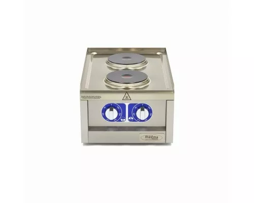 Commercial Grade Cooker - 2 Burners - Single Unit - 60cm Deep - Electric Commercial Grade Cooker - 2 Burners - Single Unit - 60cm Deep - Electric