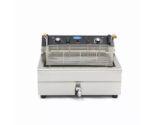 Deep Fryer - 20L - 1 Basket - with Drain Tap, Maxima, 09365020, Deep fryers Buy Deep Fryer - 20L - 1 Basket - with Drain Tap, Maxima, 09365020