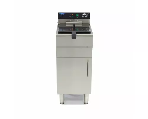 Deep Fryer - 16L - 1 Basket - with Drain Tap and Stand - 400V, Maxima, 09365155, Deep fryers Buy Deep Fryer - 16L - 1 Basket - with Drain Tap and Stand - 400V, Maxima, 09365155