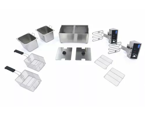Deep Fryer - 2 x 8L - 2 Baskets - up to 2,8kg of Fries, Maxima, 09365225, Deep fryers Buy Deep Fryer - 2 x 8L - 2 Baskets - up to 2,8kg of Fries, Maxima, 09365225