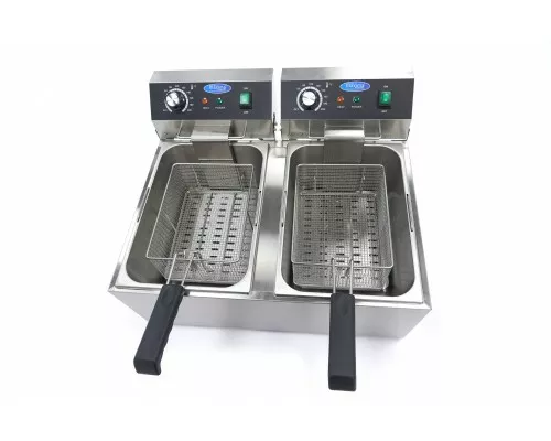 Deep Fryer - 2 x 11L - 2 Baskets - up to 2,8kg of Fries, Maxima, 09365227, Deep fryers Buy Deep Fryer - 2 x 11L - 2 Baskets - up to 2,8kg of Fries, Maxima, 09365227