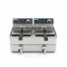 Deep Fryer - 2 x 10L - 2 Baskets - with Drain Tap, Maxima, 09365229