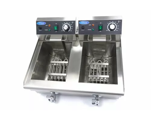Deep Fryer - 2 x 10L - 2 Baskets - with Drain Tap, Maxima, 09365229, Deep fryers Buy Deep Fryer - 2 x 10L - 2 Baskets - with Drain Tap, Maxima, 09365229