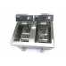 Deep Fryer - 2 x 10L - 2 Baskets - with Drain Tap, Maxima, 09365229