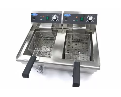 Fritēze - 2 x 13L - 2 grozi - ar iztukšošanas krānu, Maxima, 09365231, Friteri Pirkt Fritēze - 2 x 13L - 2 grozi - ar iztukšošanas krānu, Maxima, 09365231