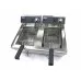 Fritēze - 2 x 13L - 2 grozi - ar iztukšošanas krānu, Maxima, 09365231