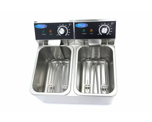 Deep Fryer - 2 x 4L - 2 Baskets - up to 1,5kg of Fries Deep Fryer - 2 x 4L - 2 Baskets - up to 1,5kg of Fries