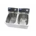 Deep Fryer - 2 x 8L - 2 Baskets - up to 2,8kg of Fries, Maxima, 09365225