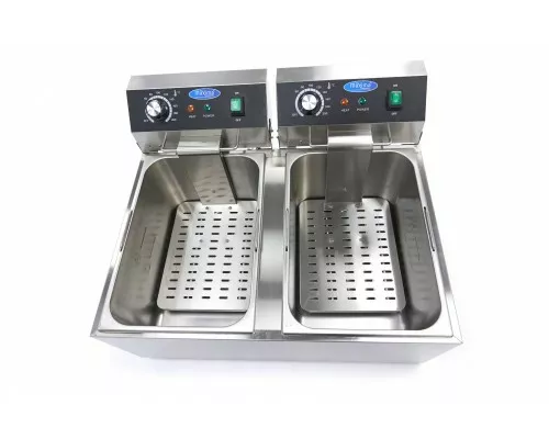 Deep Fryer - 2 x 11L - 2 Baskets - up to 2,8kg of Fries, Maxima, 09365227, Deep fryers Buy Deep Fryer - 2 x 11L - 2 Baskets - up to 2,8kg of Fries, Maxima, 09365227