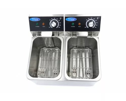 Deep Fryer - 2 x 4L - 2 Baskets - up to 1,5kg of Fries Deep Fryer - 2 x 4L - 2 Baskets - up to 1,5kg of Fries