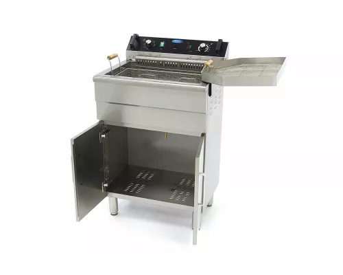 Deep Fryer - 30L - 1 Basket - with Drain Tap and Stand, Maxima, 09365232, Deep fryers Buy Deep Fryer - 30L - 1 Basket - with Drain Tap and Stand, Maxima, 09365232