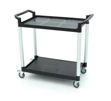 Тележка для сервировки - 2 пластиковые полки - 103 x 50,5 см