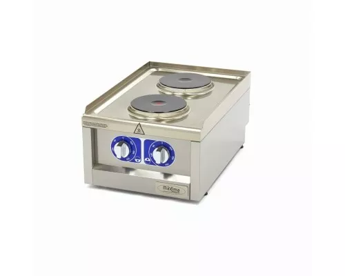 Commercial Grade Cooker - 2 Burners - Single Unit - 60cm Deep - Electric Commercial Grade Cooker - 2 Burners - Single Unit - 60cm Deep - Electric