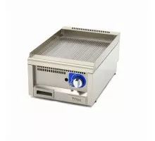 Komerciālā tipa grils - Rievots - Viengabala - 60 cm dziļš - Gāzes