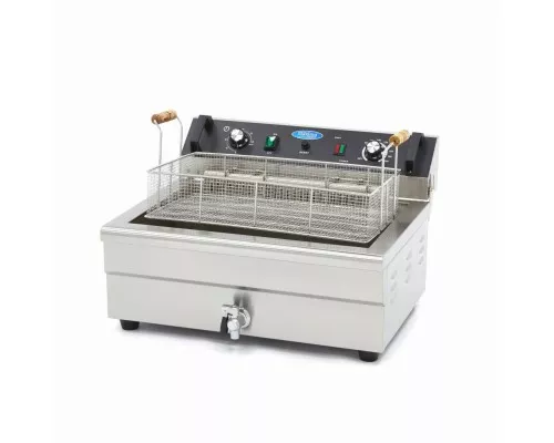 Deep Fryer - 20L - 1 Basket - with Drain Tap, Maxima, 09365020, Deep fryers Buy Deep Fryer - 20L - 1 Basket - with Drain Tap, Maxima, 09365020