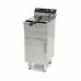 Deep Fryer - 16L - 1 Basket - with Drain Tap and Stand - 400V, Maxima, 09365155
