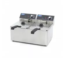 Fritēze - 2 x 8L - 2 grozi - līdz 2,8 kg frī kartupeļu