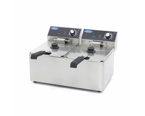 Deep Fryer - 2 x 8L - 2 Baskets - up to 2,8kg of Fries, Maxima, 09365225, Deep fryers Buy Deep Fryer - 2 x 8L - 2 Baskets - up to 2,8kg of Fries, Maxima, 09365225