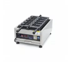 Waffle Maker - 5 Taiyaki / Fish Shapes - Rotatable - Digital