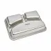 Plate - 3 Compartments - Stainless Steel - Dishwasher Safe