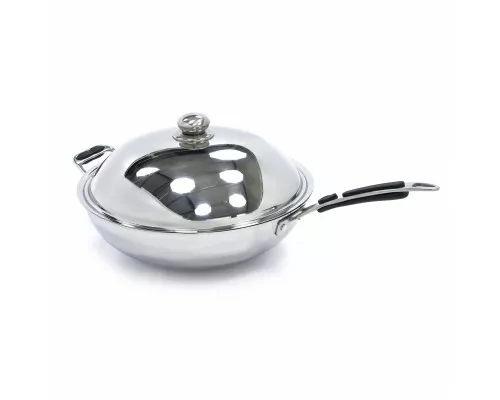 Wok Lid - Ø36cm - Stainless Steel - Induction Wok Lid - Ø36cm - Stainless Steel - Induction