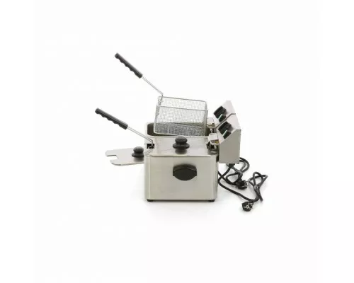 Deep Fryer - 2 x 4L - 2 Baskets - up to 2kg of Fries Deep Fryer - 2 x 4L - 2 Baskets - up to 2kg of Fries