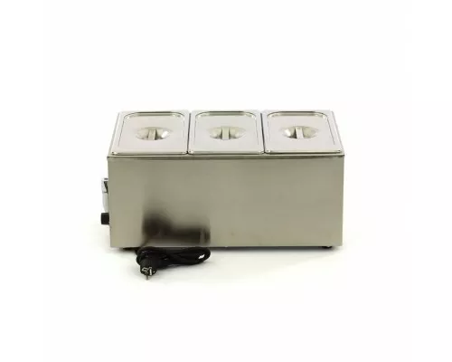 Bain Marie - ar krānu - iekļauts 3 x 1/3 GN komplekts - elektrisks, Maxima, 09300011, Karstais marmīts Pirkt Bain Marie - ar krānu - iekļauts 3 x 1/3 GN komplekts - elektrisks, Maxima, 09300011