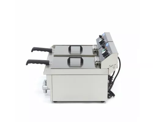 Deep Fryer - 2 x 10L - 2 Baskets - with Drain Tap, Maxima, 09365229, Deep fryers Buy Deep Fryer - 2 x 10L - 2 Baskets - with Drain Tap, Maxima, 09365229