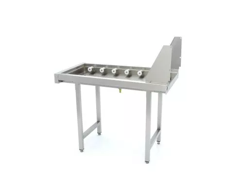 Stainless Steel Straight Roller Table - for Rack Conveyor Dishwasher Stainless Steel Straight Roller Table - for Rack Conveyor Dishwasher