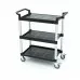 Serving Trolley – 3 Plastic Shelves – 86,5 x 42,5cm