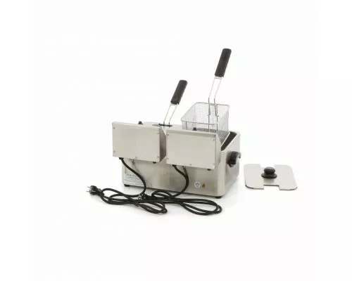 Deep Fryer - 2 x 4L - 2 Baskets - up to 2kg of Fries Deep Fryer - 2 x 4L - 2 Baskets - up to 2kg of Fries