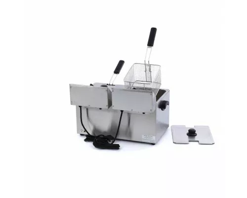 Deep Fryer - 2 x 8L - 2 Baskets - with Drain Tap Deep Fryer - 2 x 8L - 2 Baskets - with Drain Tap