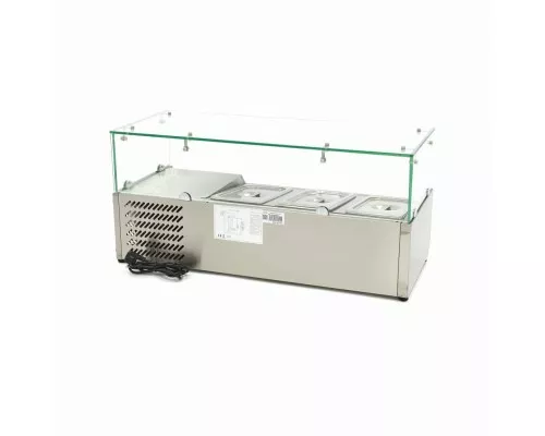 Countertop Prep Fridge - 95cm - Fits 3 x 1/3 GN, Maxima, 09400317, Ingredients Showcase Buy Countertop Prep Fridge - 95cm - Fits 3 x 1/3 GN, Maxima, 09400317