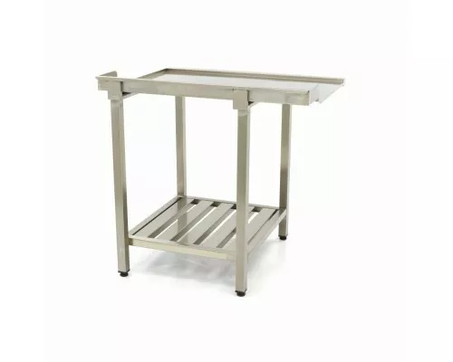 Dishwasher Table - 90 x 75cm - Right - with Backsplash and Storage Shelf Dishwasher Table - 90 x 75cm - Right - with Backsplash and Storage Shelf