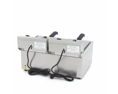 Deep Fryer - 2 x 10L - 2 Baskets - with Drain Tap, Maxima, 09365229, Deep fryers Buy Deep Fryer - 2 x 10L - 2 Baskets - with Drain Tap, Maxima, 09365229